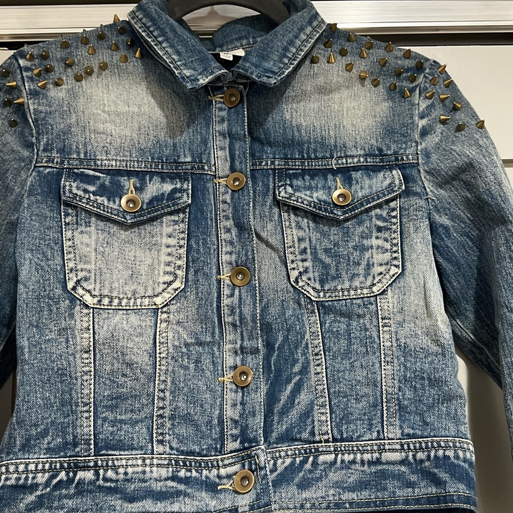 Studded Denim Jacket - Picture 2 of 4